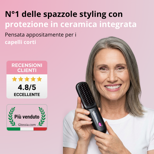 Spazzola Glossia - La rivoluzione dei capelli corti